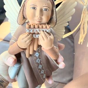 Angel Figurine with Pan Flute